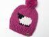 Pink Sheep Winter Hat Pompom Toque Winter Child Women