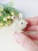 Little bunny toy keychain