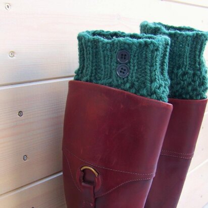 Forest boot cuffs