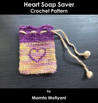 Heart Soap Saver Easy Crochet Pattern