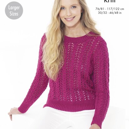 Sweater & Cardigans Knitted in King Cole Cottonsoft DK - 5635 - Downloadable PDF