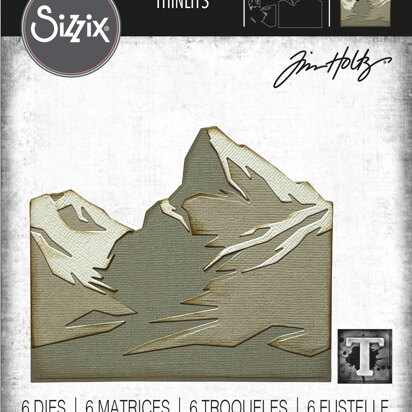 Sizzix Thinlits Die Set - Mountain Top by Tim Holtz
