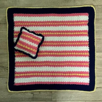 Taffy Stripes Crib Set
