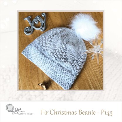 Fir Christmas Beanie - P143