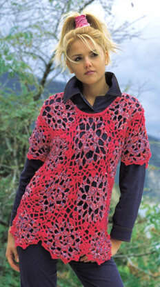 Rosella Pullover in Adriafil Fruit and Nature - Downloadable PDF