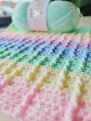 Rainbow Reflections Baby Blanket