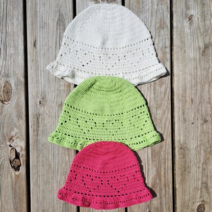 Hearts Summer Hat