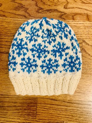 Snowy Flakes Hat