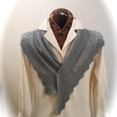 GENTLE AS A DOVE Lace-Edged Scarf