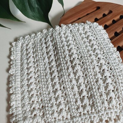 The Spring Buds Dishcloth