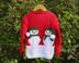 Snowmen Jumper Knitting Pattern (no 117) to fit 2 to 13 year old child