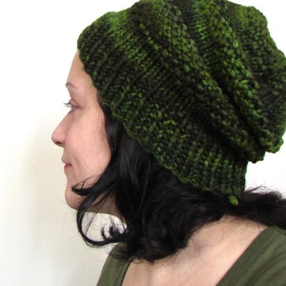 Peat Beehive Hat - knitting pattern