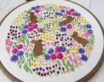 Flowery Folk, Hand Embroidery Pattern – StitchDoodles