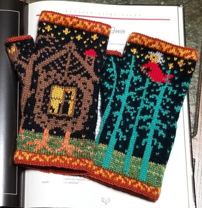 Enchanted Forest Mitts