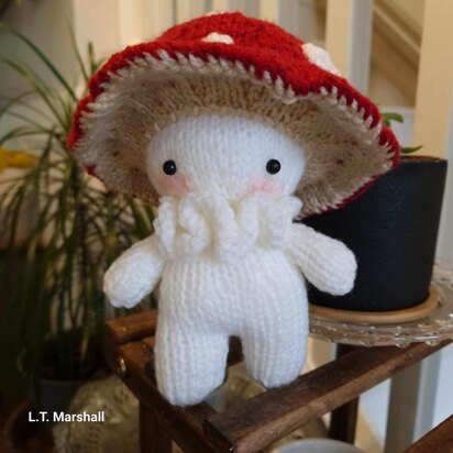 Shroomie Toadstool - knitting pattern