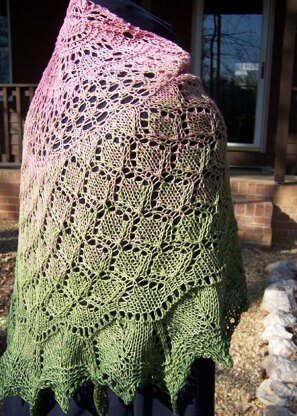 A Slice of Summer shawl