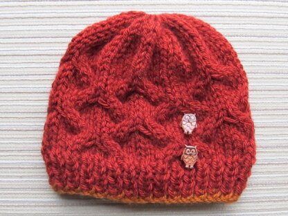 Lattice Stitch Hat for a Baby, Child and Adult