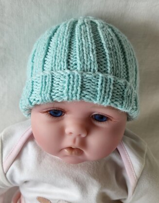 Jersey - Baby’s 8ply rib Beanie