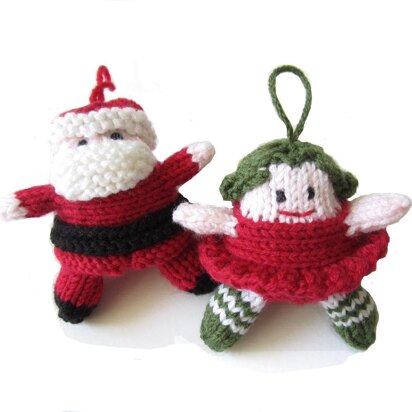 Tiny Santa and Christmas Fairy