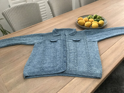 Sienna Jacket - Jacket Knitting Pattern For Women in Debbie Bliss