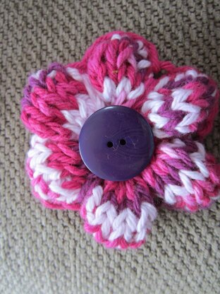 Simple Knit Flower