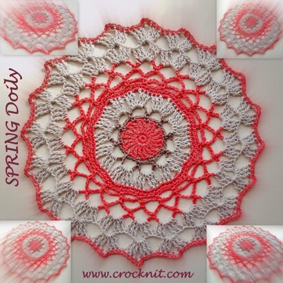 SPRING Doily and Coaster