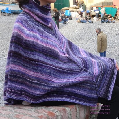 Mix di colori per un poncho