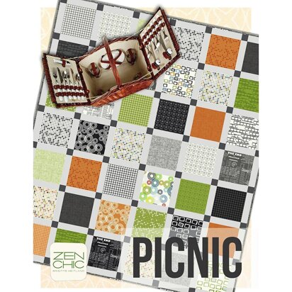 Moda Fabrics Picnic Quilt - Downloadable PDF