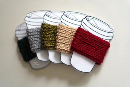 Faux Knit Coffee Sleeve