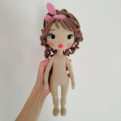 Crochet doll pattern, Amigurumi doll pattern (English, Deutsch, Français,  Spanish /Español) Crochet pattern by CrochetPatternWorld