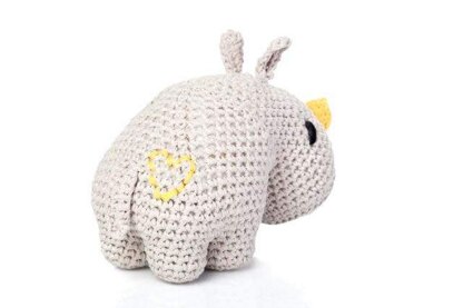 Rhino Dex Toy in Hoooked RibbonXL - Downloadable PDF