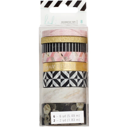 American Crafts Heidi Swapp Magnolia Jane Washi Tape Rolls 8/Pkg - 465136