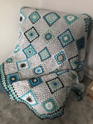 Granny square blanket