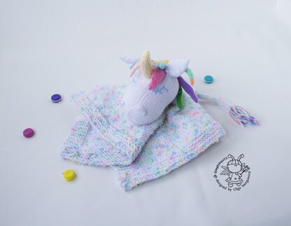 Unicorn Toy Baby Lace Blanket