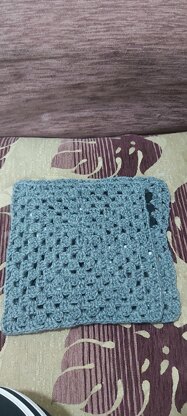 Granny square tote bag ( but the back is smaller than the front)