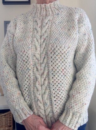 Gosford Sweater in Ella Rae Calluna - ER02-05 - Downloadable PDF