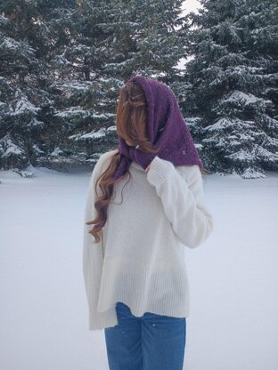 Northern Lights Triangle Headscarf