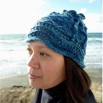 Rockaway 2-Way Beach Beanie/Cowl - knitting pattern