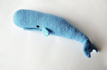 Moby Dick the Whale Crochet Pattern, Whale Amigurumi