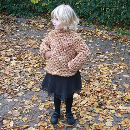 Childs Easy/Quick Knit Honeycomb Sweater