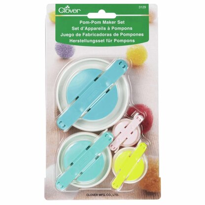 Clover Pom Pom Maker Set: 4 Sizes