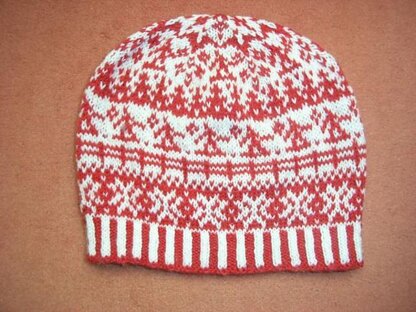 Nordic skier beanie