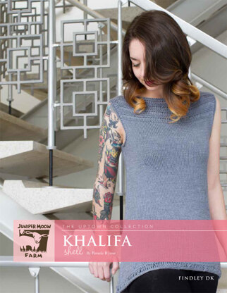 Khalifa Shell Top in Juniper Moon Farm Findley DK - Downloadable PDF