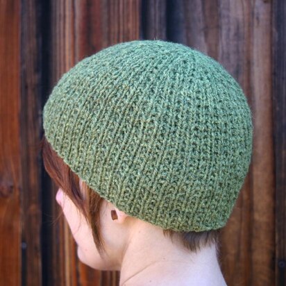 Seeded Rib Hat - knitting pattern