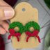 Christmas Wreath Earrings