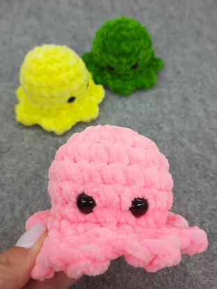 Worry pet octopus