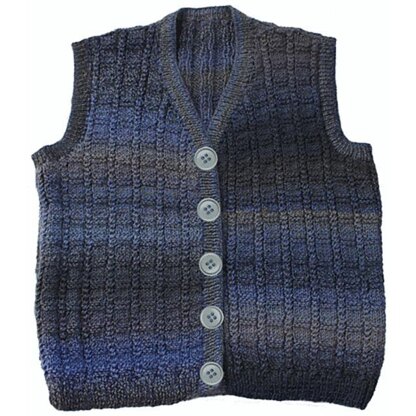 Braided Grid Vest