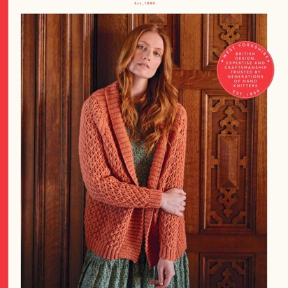 Sirdar 10165 Shawl Collar Cardigan in Country Classic Worsted PDF
