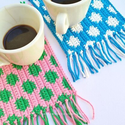 Polka Dot Mug Rugs