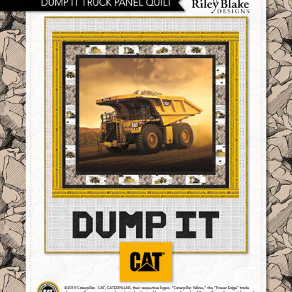 Riley Blake Dump It Truck Panel Quilt - Downloadable PDF